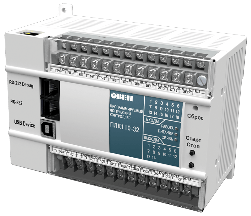 Программируемый логический контроллер. Owen плк110. Контроллер плк110-24.30.р-м. Контроллер ПЛК 110. Owen контроллер ПЛК.