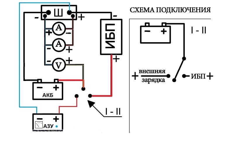 Схема подключения аккумуляторов в ибп